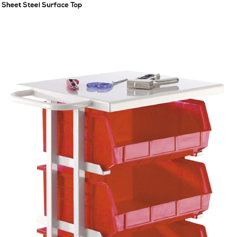 Loadtek Container Store Distribution Tray Trolley - 3 Containers