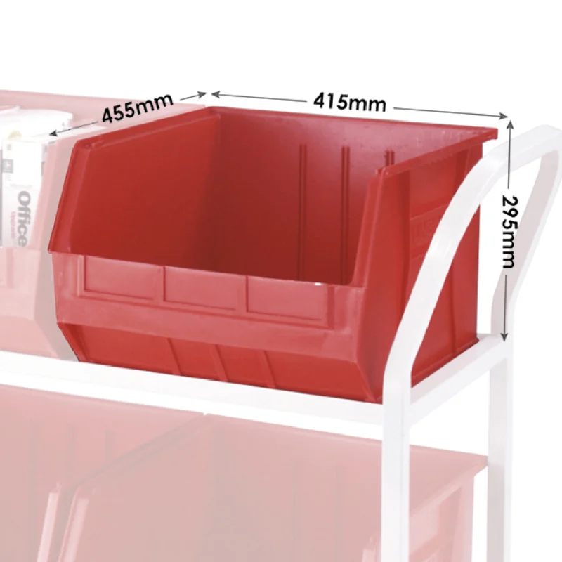 Loadtek Container Store Distribution Trolley - 4 Container Trolley Size