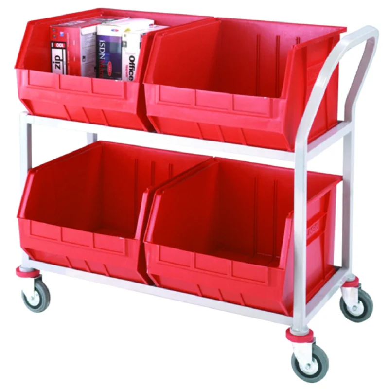 Loadtek Container Store Distribution Trolley - 4 Container Trolley