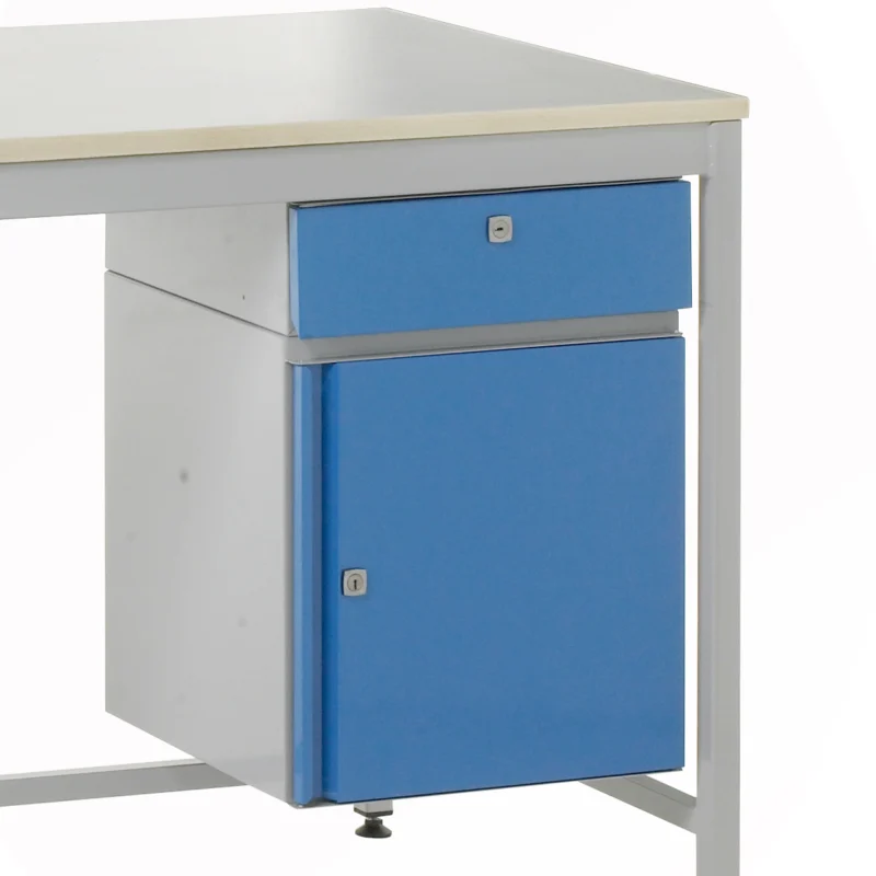 cupboard and drawer in blue