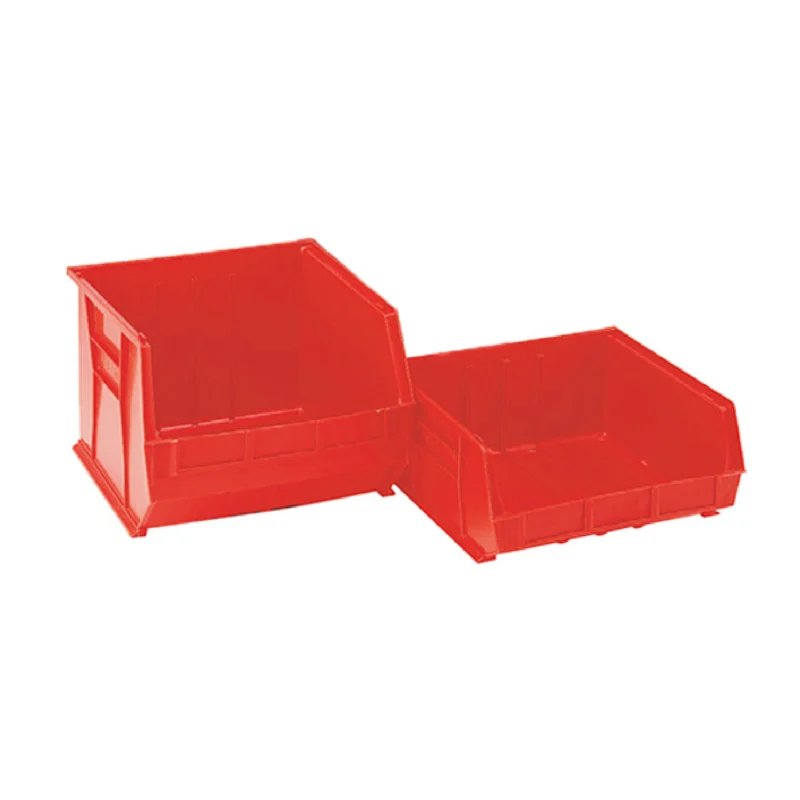 red open front containers