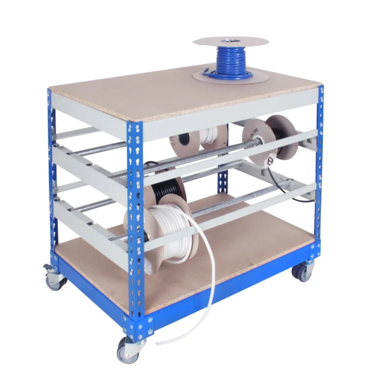 Cable Reel Rivet Rack - Mobile Trolley