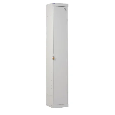 QMP Padlock Lockers - 1 Door Light Grey