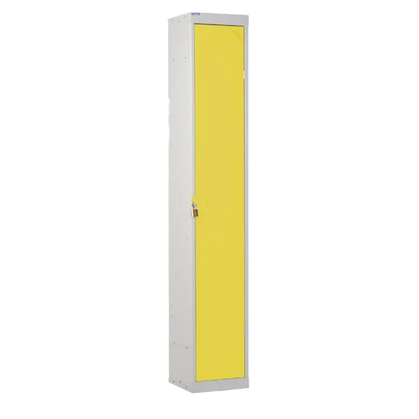 QMP Padlock Lockers - 1 Door Yellow