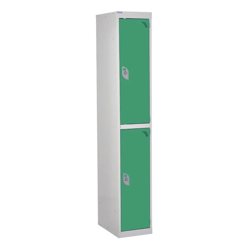 QMP Secure Lockers - 2 Door Green