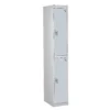 QMP Secure Lockers - 2 Door Light Grey