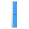 QMP Padlock Lockers - 2 Door Light Blue