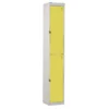 QMP Padlock Lockers - 2 Door Yellow