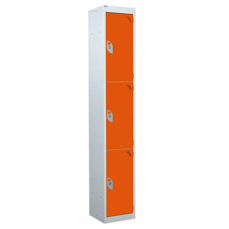 QMP Spectrum Lockers - 3 Door Chilli