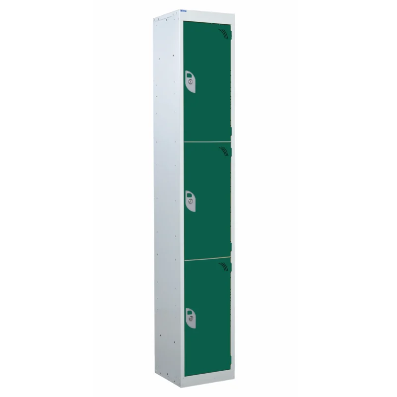 QMP Spectrum Lockers - 3 Door Green