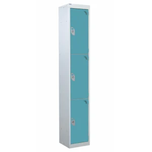 QMP Spectrum Lockers - 3 Door Blue
