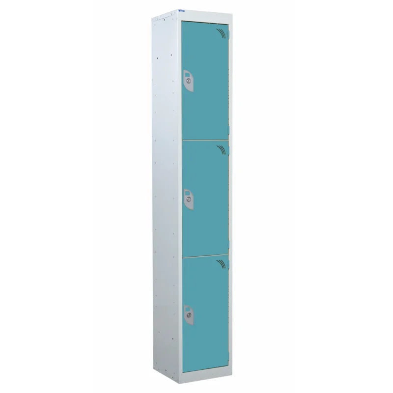 QMP Spectrum Lockers - 3 Door Blue