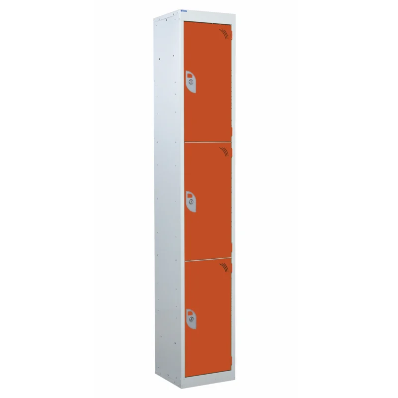 QMP Spectrum Lockers - 3 Door Orange