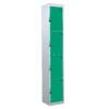 QMP Padlock Lockers - 4 Door Green