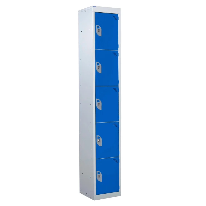 QMP Tool Charging Lockers - 5 Door Blue