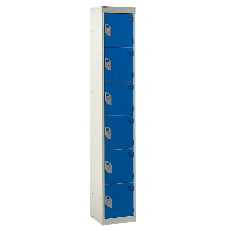 QMP Tool Charging Lockers - 6 Door Blue