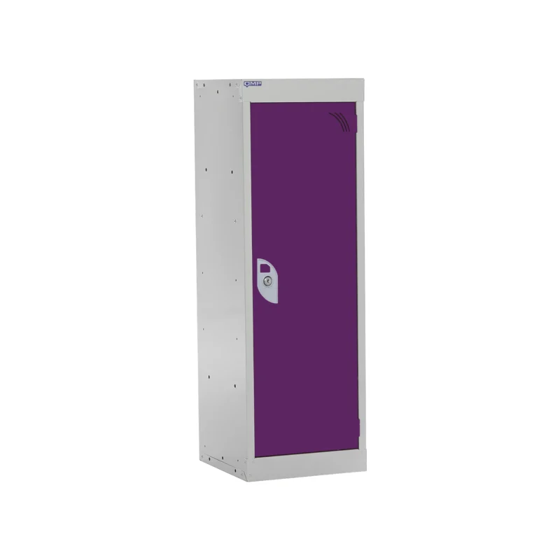 QMP Spectrum School Lockers - 955mm Height - 1 Door Berry