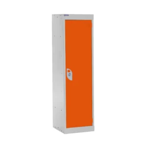 QMP Spectrum School Lockers - 1235mm Height - 1 Door Chilli