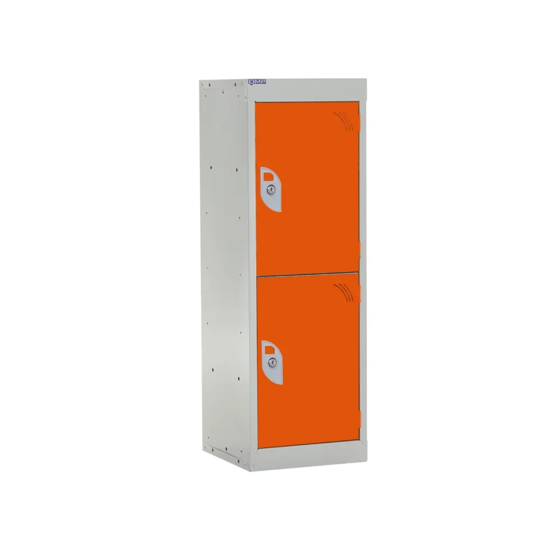 QMP Spectrum School Lockers - 955mm Height - 2 Door Chilli