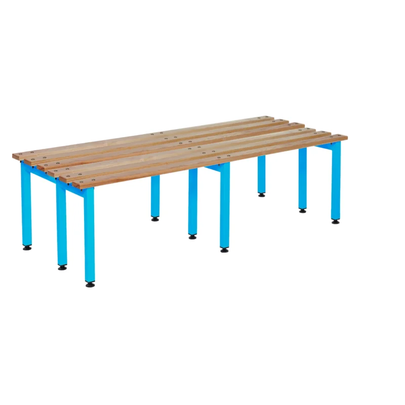 QMP Changing Room Bench | Double Sided Light Blue