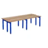 QMP Changing Room Bench | Double Sided Blue