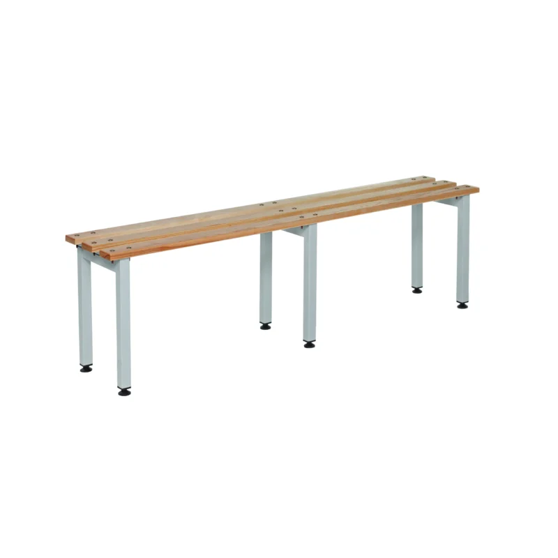 QMP Changing Room Bench | Single Sided Light Grey