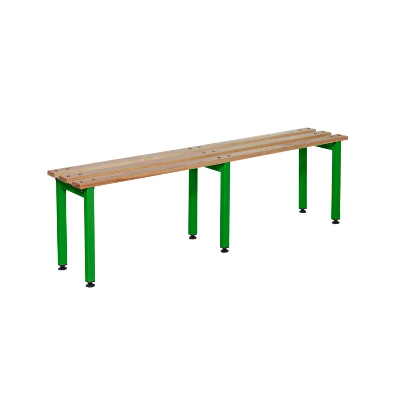 QMP Changing Room Bench | Single Sided Green