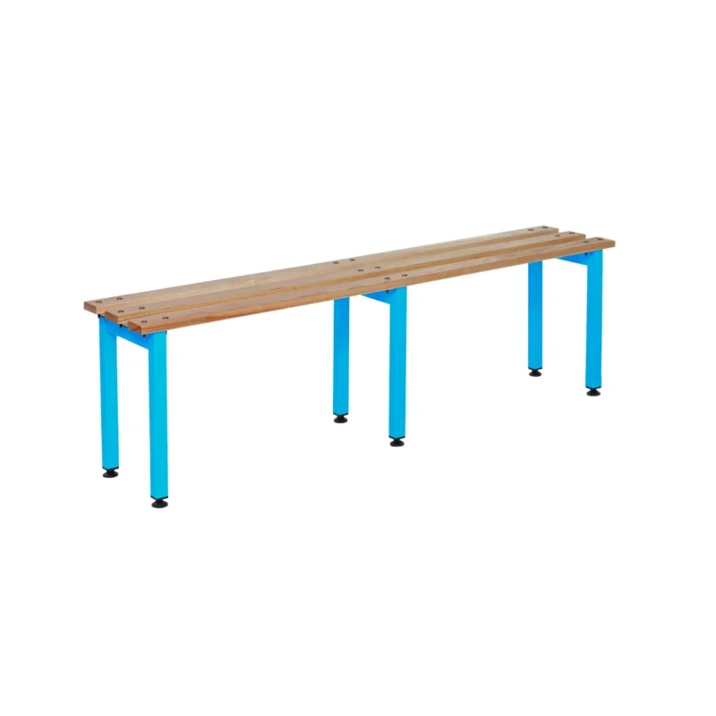 QMP Changing Room Bench | Single Sided Light Blue