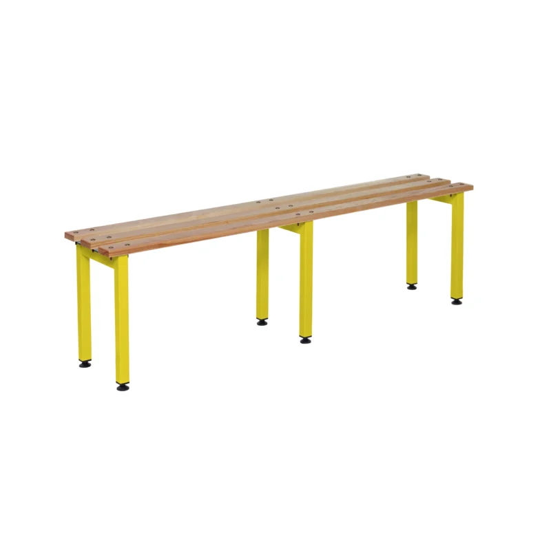 QMP Changing Room Bench | Single Sided Yellow