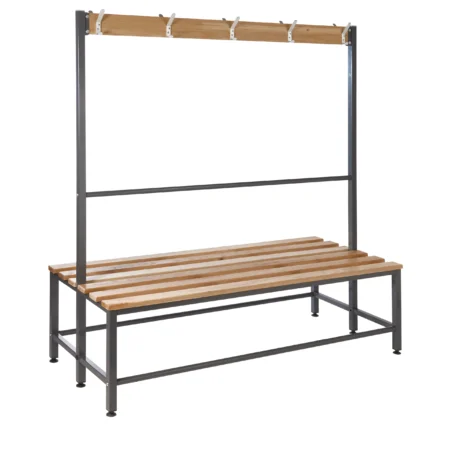 QMP Premium Cloakroom Island Bench | Double Sided | 10 Hooks