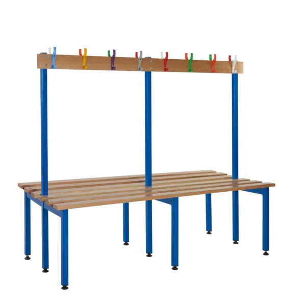 QMP School Cloakroom Island Bench | Double Sided