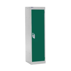 QMP Spectrum School Lockers - 1235mm Height - 1 Door Green