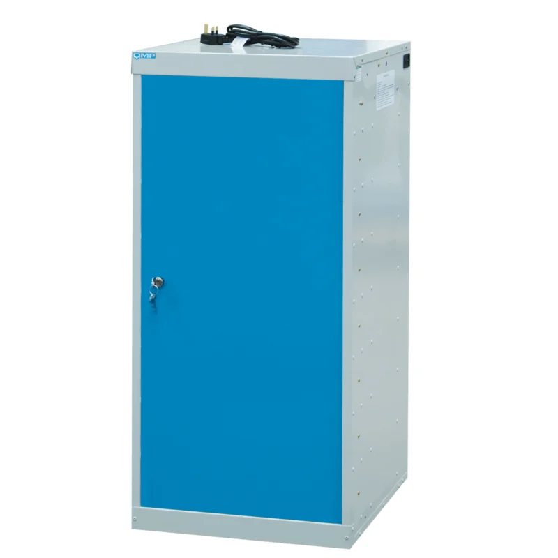 QMP Laptop Charging Lockers - 1 Door 8 Compartment Light Blue