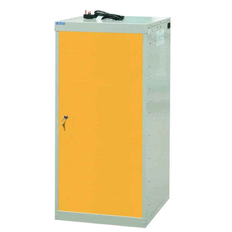 QMP Laptop Charging Lockers - 1 Door 8 Compartment Yellow