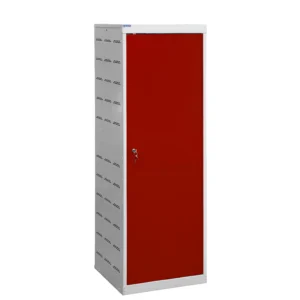 QMP Laptop Charging Lockers - 1 Door 12 Compartment Red