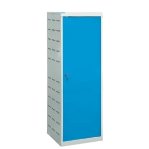 QMP Laptop Charging Lockers - 1 Door 12 Compartment Light Blue
