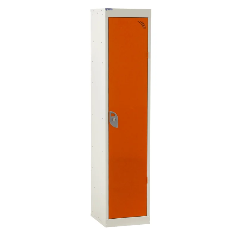 QMP Spectrum School Lockers - 1380mm Height - 1 Door Chilli