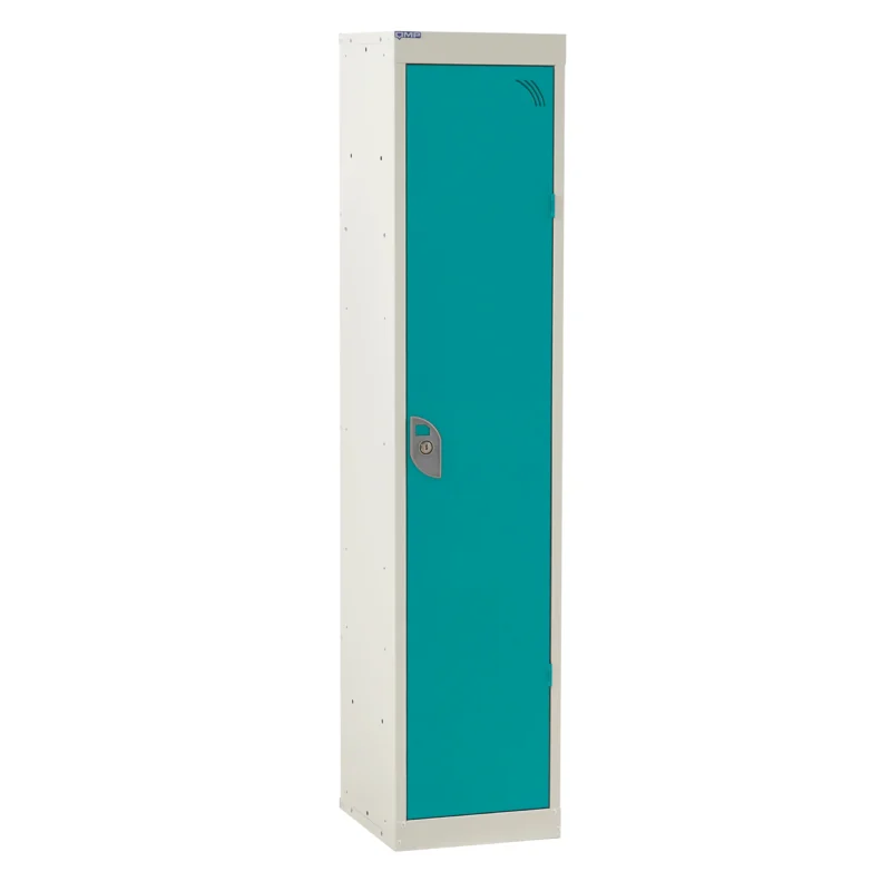 QMP Spectrum School Lockers - 1380mm Height - 1 Door Blue