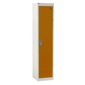 QMP Spectrum School Lockers - 1380mm Height - 1 Door Orange