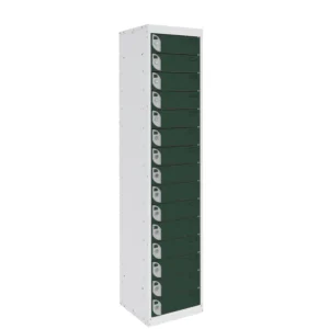 QMP Tablet Charging Lockers - 15 Door 15 Compartment Guava