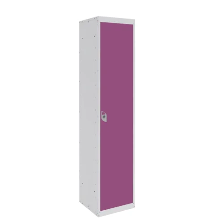 QMP Tablet Charging Lockers - 1 Door 8 Compartment Summer Lilac