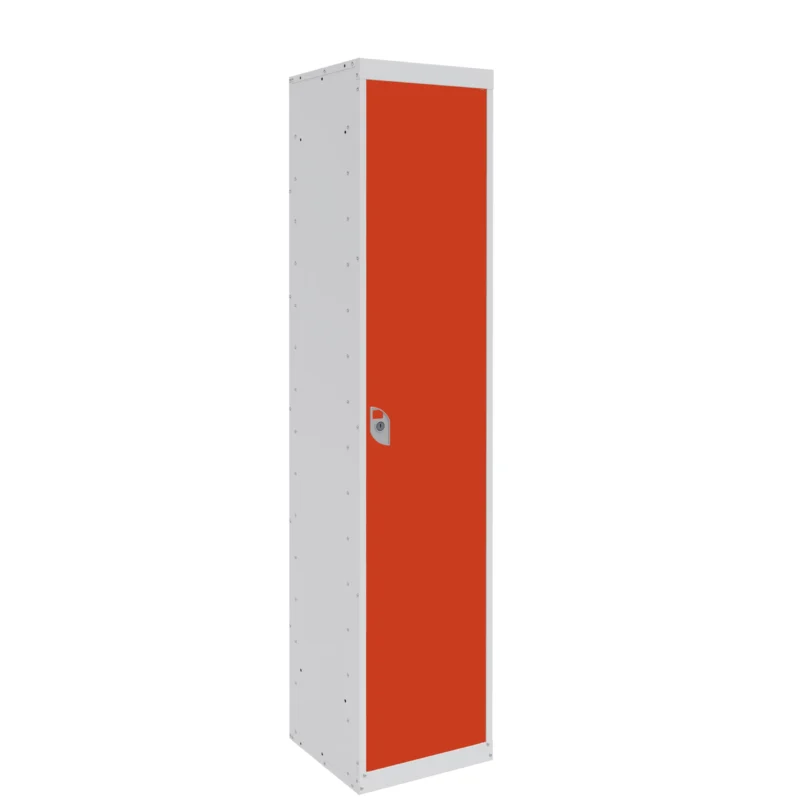 QMP Tablet Charging Lockers - 1 Door 8 Compartment Tangelo Orange