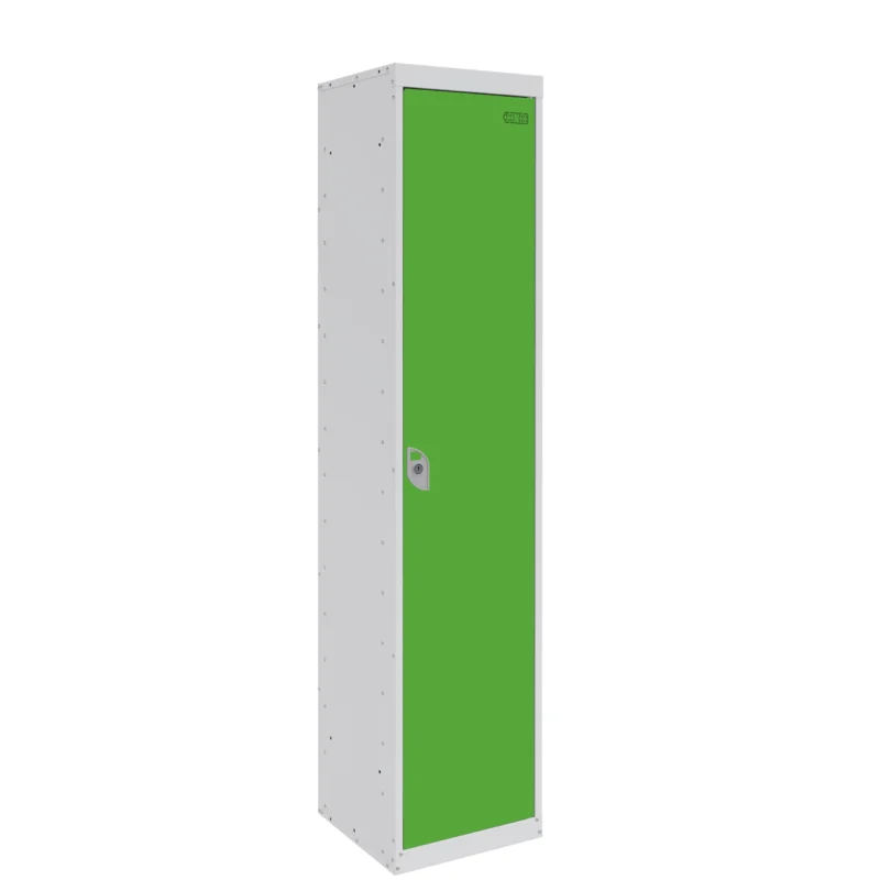 QMP Tablet Charging Lockers - 1 Door 8 Compartment Sublime Lime