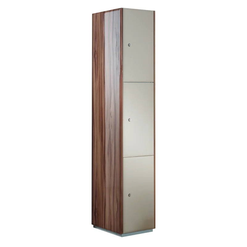 QMP Executive Lockers - 3 Door Sand Beige