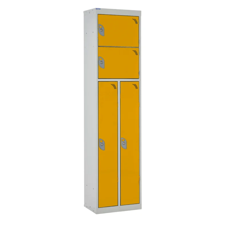 QMP Multi Compartment Duo Lockers Yellow