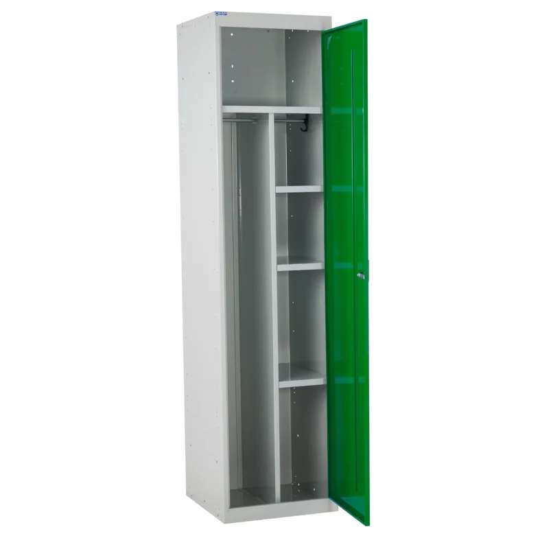 QMP Multi Compartment Staff Lockers Green Open