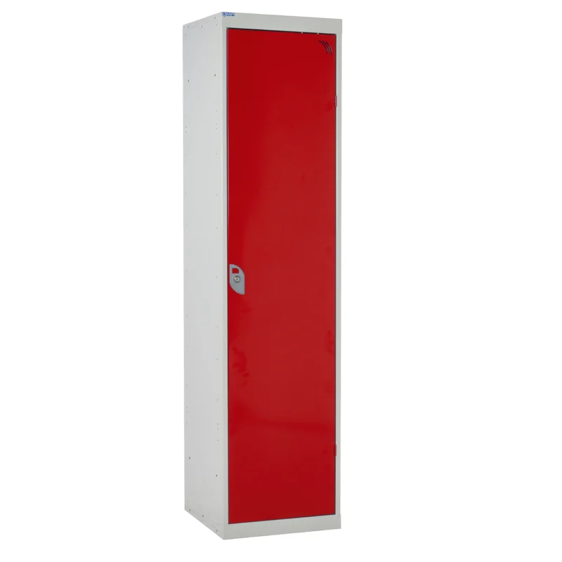 QMP Multi Compartment Staff Lockers Red