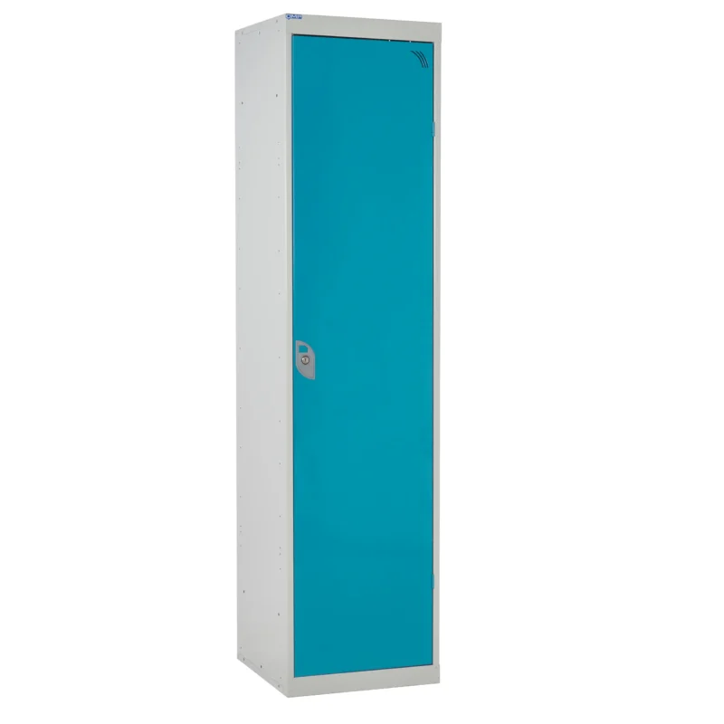 QMP Multi Compartment Staff Lockers Light Blue