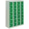 QMP Personal Effects Lockers - 28 Door Green