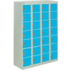 QMP Personal Effects Lockers - 28 Door Light Blue